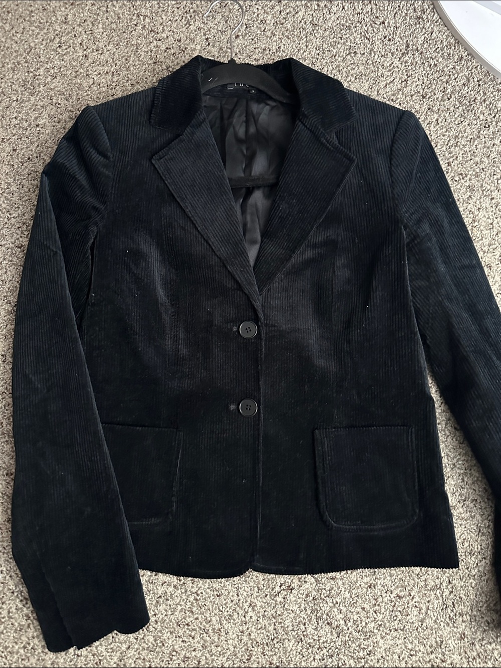 Theory Black Corduroy Blazer size small  office, career